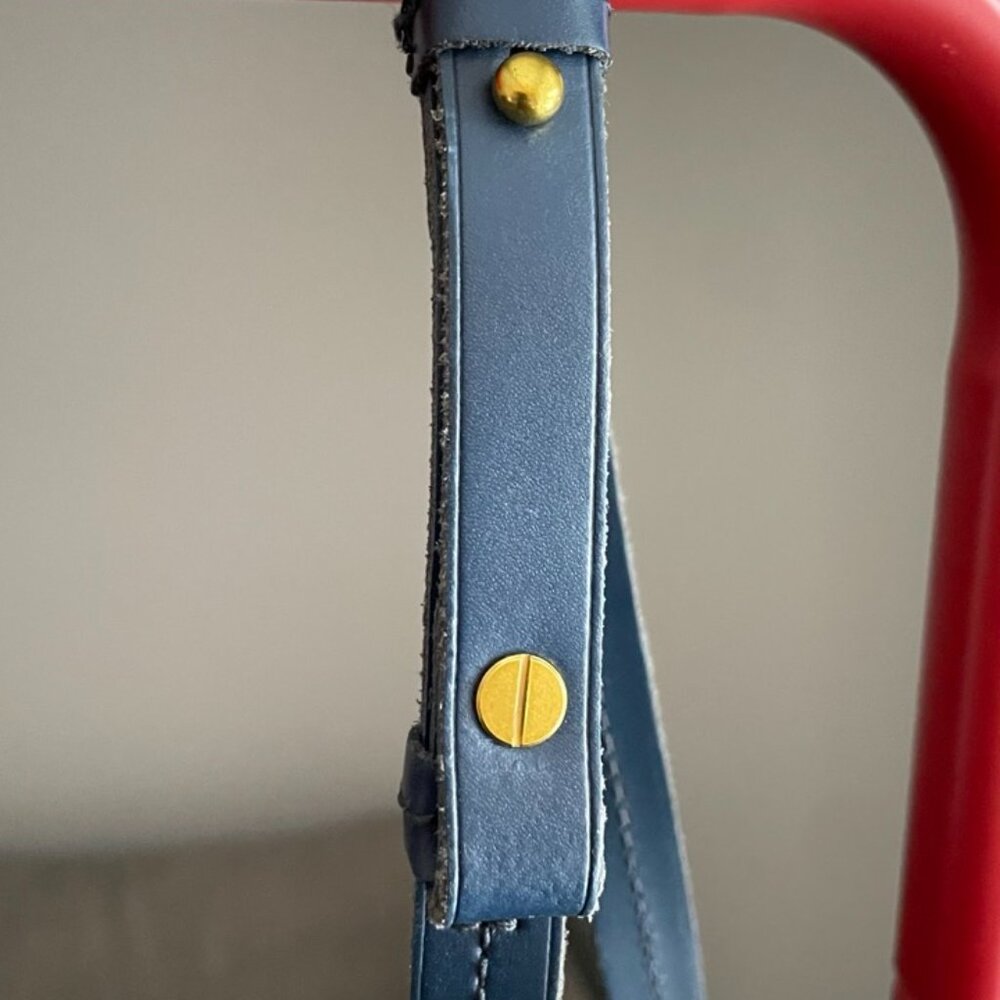 J.Crew Parker Crossbody Leather Purse/Bag - Blue - Picture 11 of 11